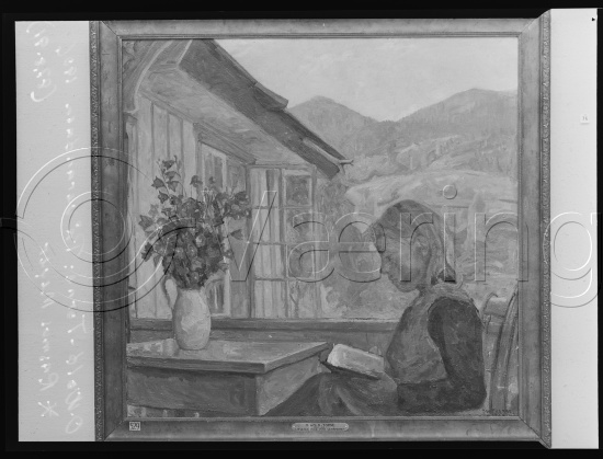 Glassplate og negativ film