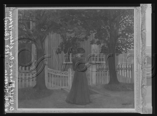 Glassplate og negativ film