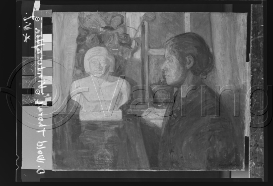 Glassplate og negativ film