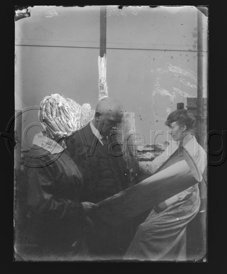 Glassplate og negativ film