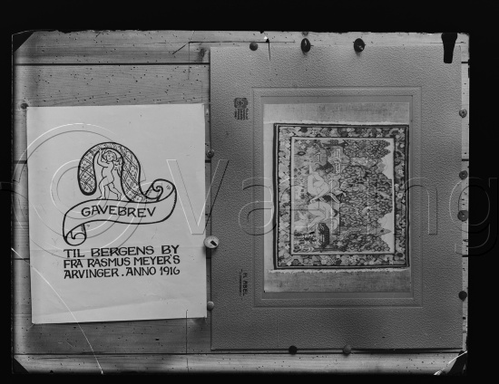 Glassplate og negativ film