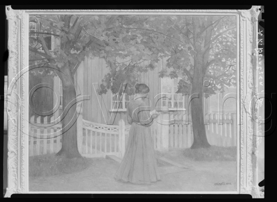 Glassplate og negativ film