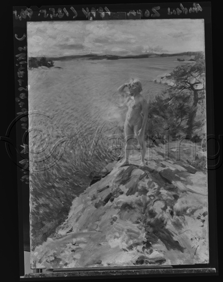Glassplate og negativ film