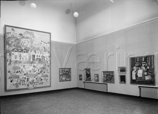 Lindquist utstilling i Kunstnernes Hus 1954