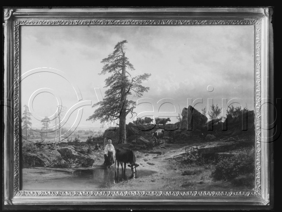 Samling - fotoeske med ulike kunst uten navn / ovr454-462