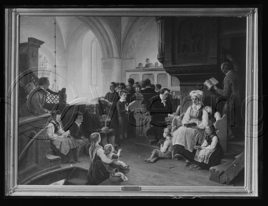 Samling - fotoeske med ulike kunst uten navn / ovr454-462