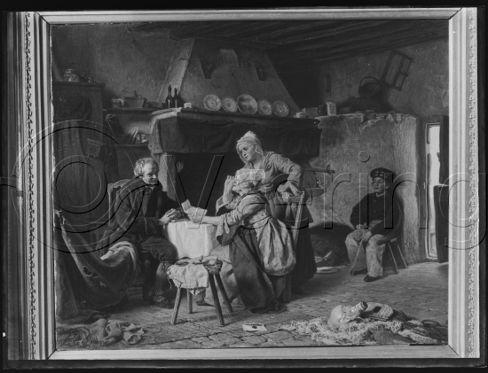 Samling - fotoeske med ulike kunst uten navn / ovr454-462