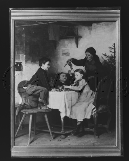 Samling - fotoeske med ulike kunst uten navn / ovr454-462