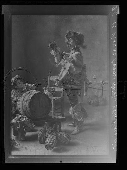 I fotoeske med tekst M. Reuch