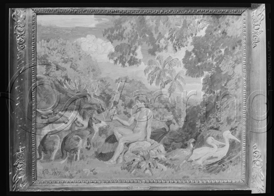 I fotoeske med tekst M. Reuch