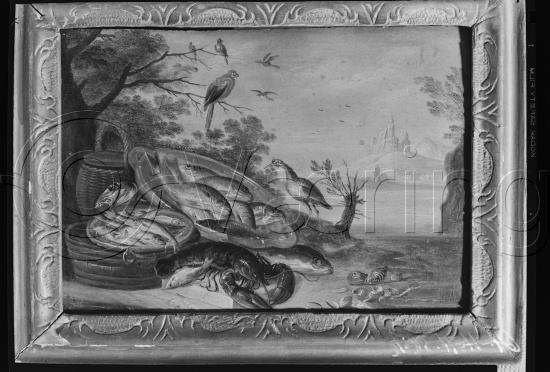 I fotoeske med tekst M. Reuch