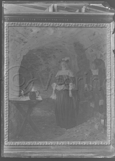 I fotoeske med ulike danske kunstnere