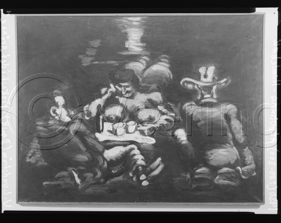 I fotoeske med ulike danske kunstnere