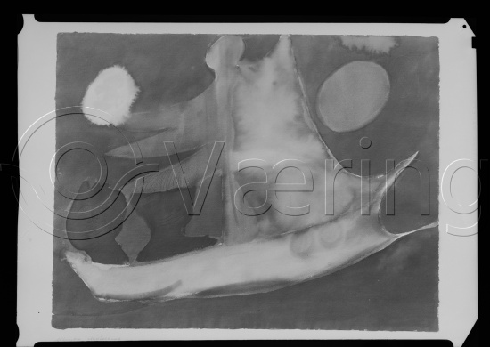 I fotoeske med ulike danske kunstnere