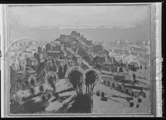 I fotoeske med ulike danske kunstnere