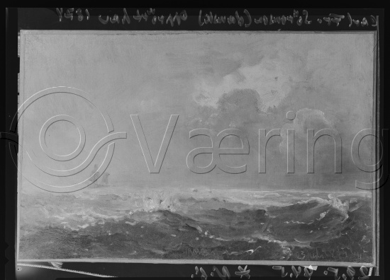 I fotoeske med ulike danske kunstnere