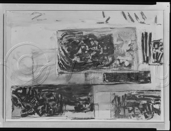 I fotoeske med ulike danske kunstnere