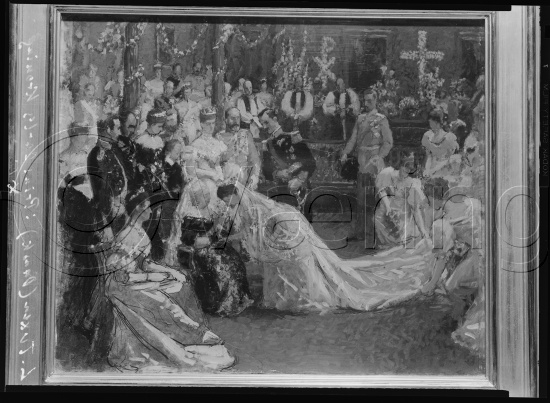 I fotoeske med ulike danske kunstnere