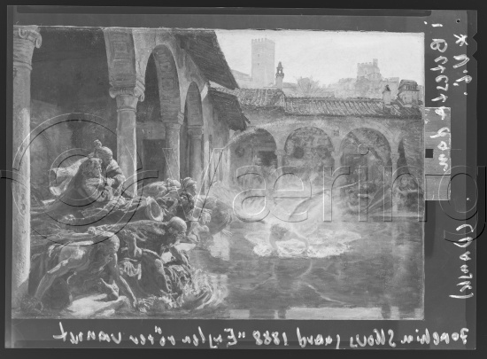 I fotoeske med ulike danske kunstnere