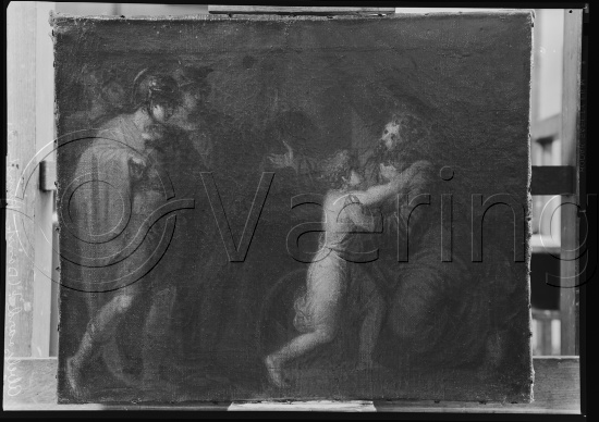 I fotoeske med ulike danske kunstnere