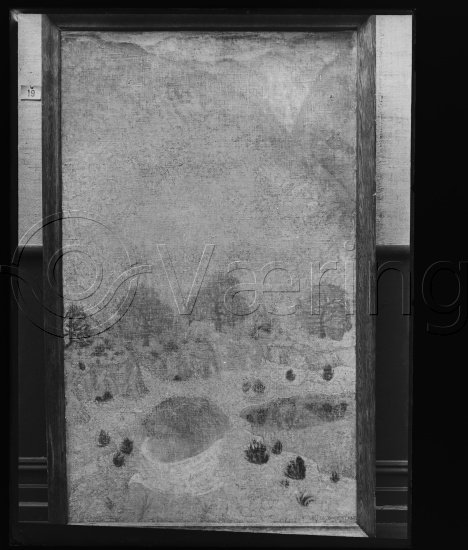 Eldre Belgisk kunst / Glassplate negativ