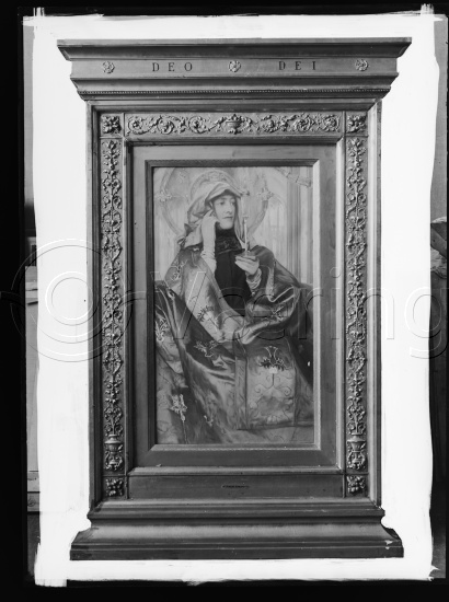 Eldre Belgisk kunst / Glassplate negativ