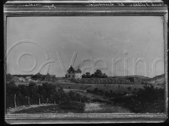 I fotoeske med Christiania motiver fra ulike kunstnere / Linderud, Linnerud ?