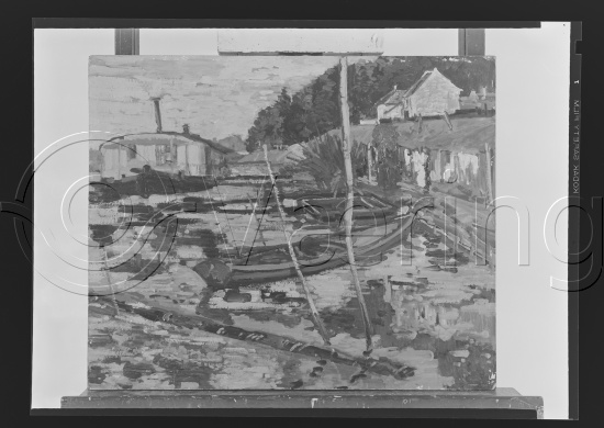 I fotoeske med privat samling