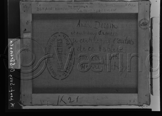 I fotoeske med tittel Fransk Kunst