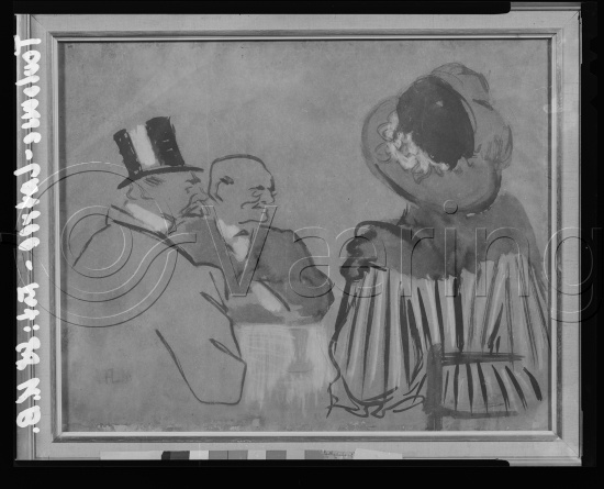 I fotoeske med tittel Fransk Kunst