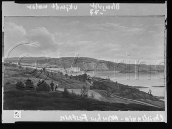 I fotoeske med tittel Akershus Festning / Ulike kunstnere