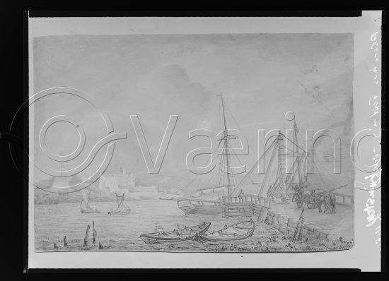 I fotoeske med tittel Akershus Festning / Ulike kunstnere