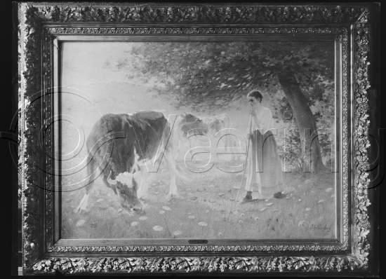 I fotoeske med tittel Fransk Kunst