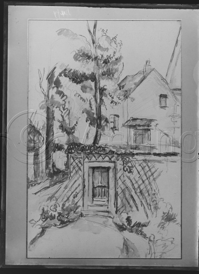 I fotoeske med tittel Fransk Kunst