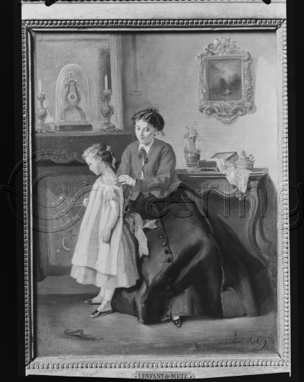 I fotoeske med tittel Fransk Kunst