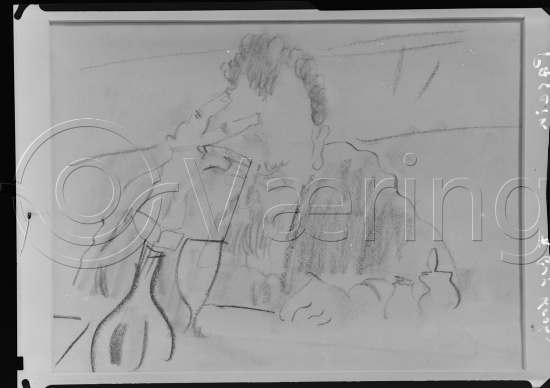 I fotoeske med tittel Fransk Kunst