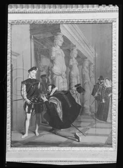 I fotoeske med tittel Fransk Kunst