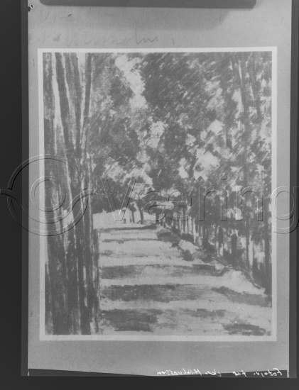 I fotoeske med tittel Fransk Kunst