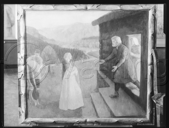 Glassplate og negativ film